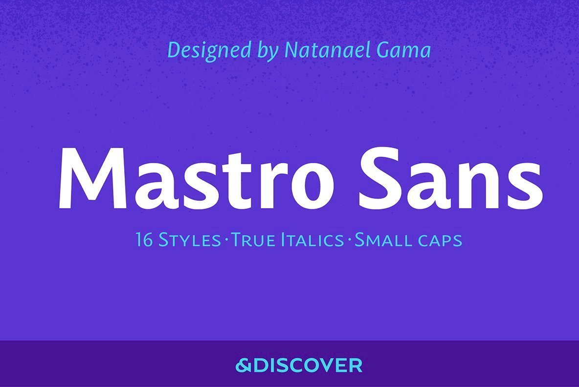 Mastro Sans Font Family插图