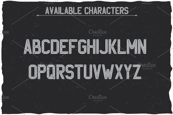 WireFont Vintage Label Typeface插图1