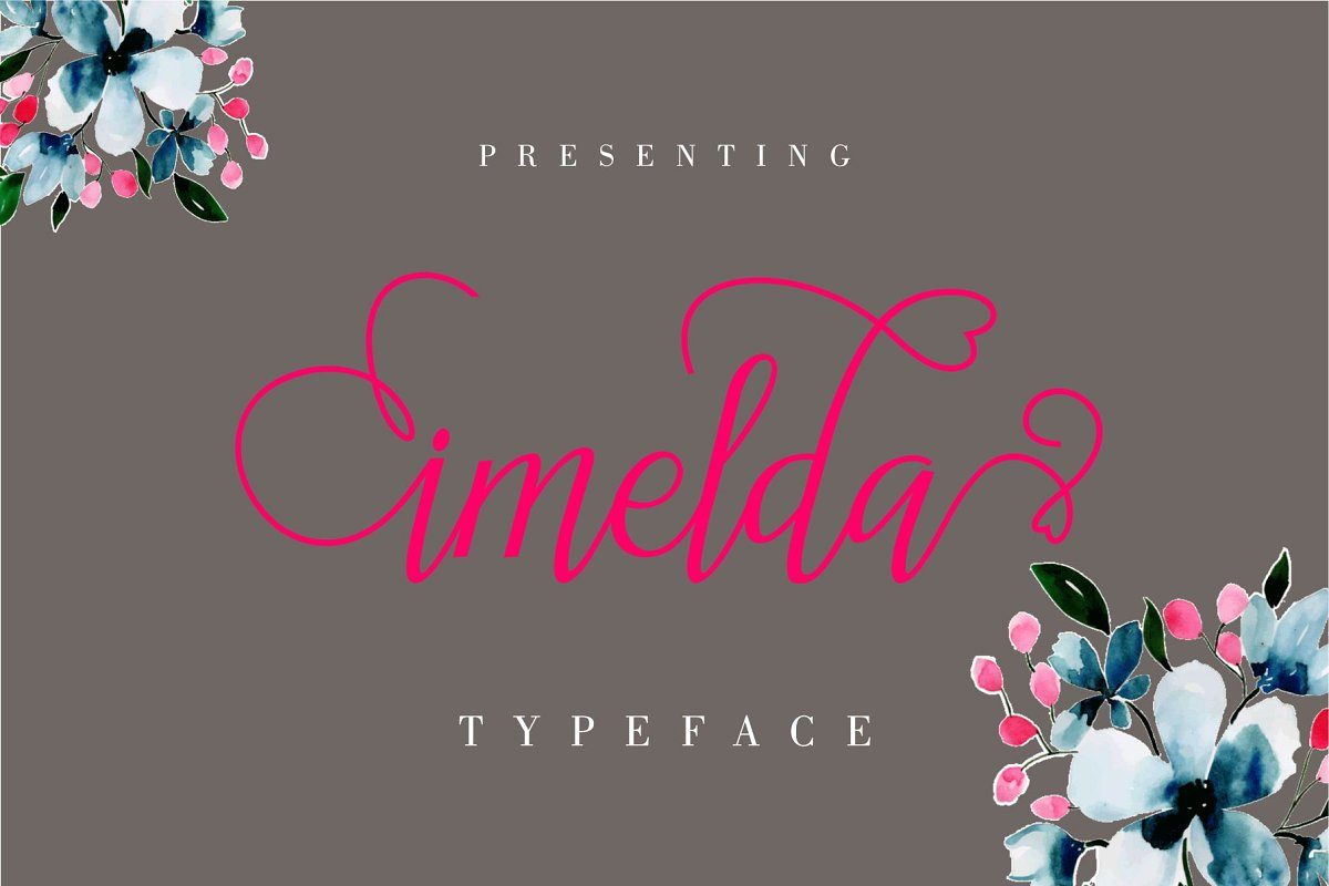 Imelda Typeface Font素材之家精选英文字体