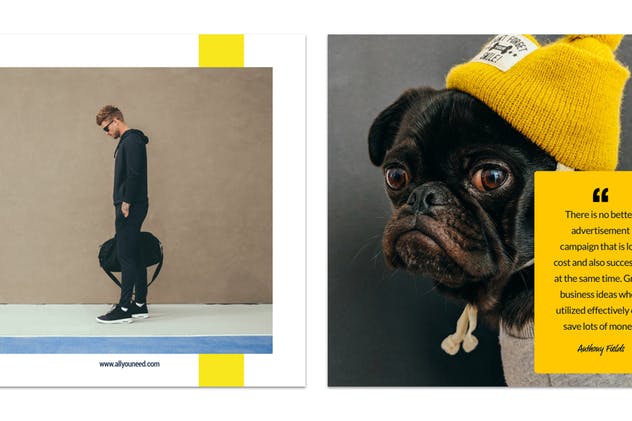 Instagram社交媒体Banner设计模板 Instagram Banners Pack 2插图(1)