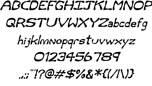 Rum and Bones font插图2