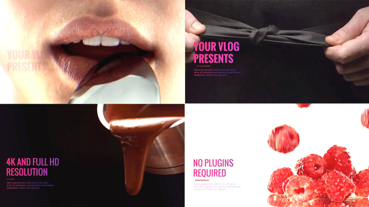 菜谱烹饪过程视频动画素材库精选AE模板