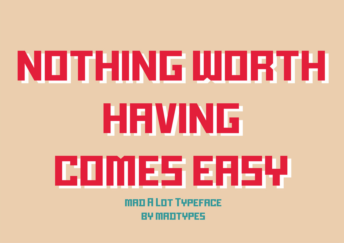 Mad A Lot Font插图1