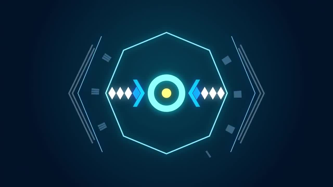 科幻HUD标志展示素材库精选AE模板