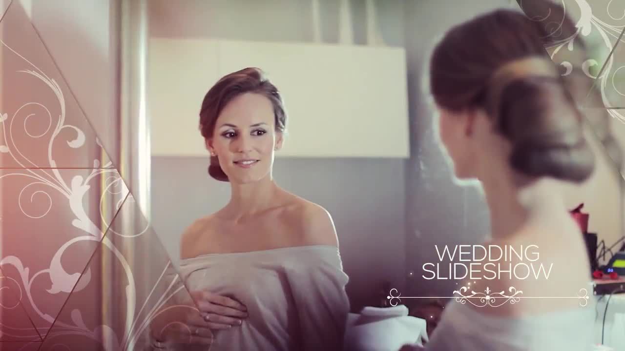 浪漫优雅的婚礼庆典图文幻灯片展示PR模板