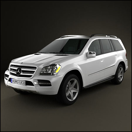 奔驰GL级2010款汽车素材之家精选3D模型