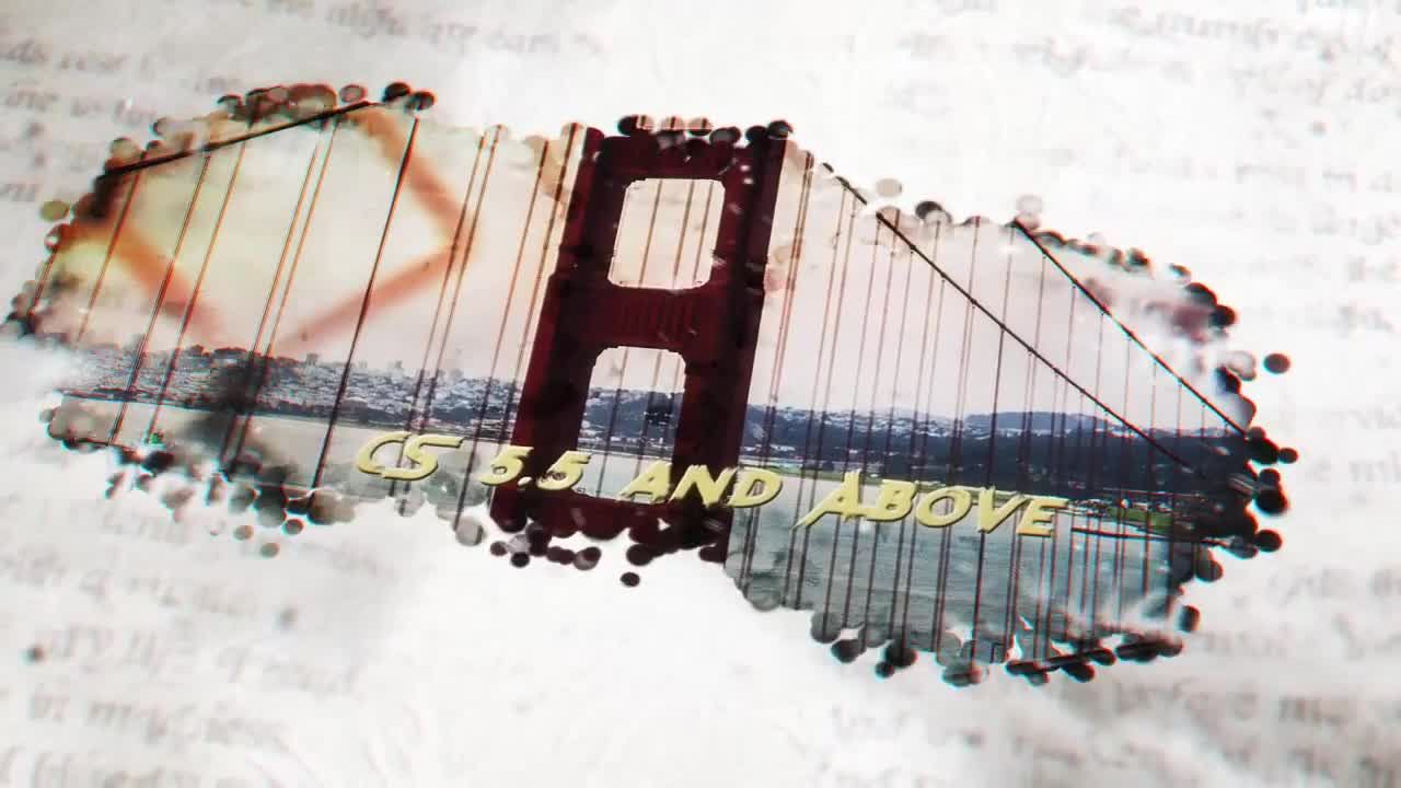 艺术效果回忆幻灯片素材库精选AE模板