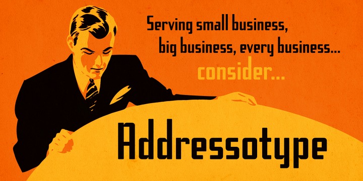 Addressotype Font素材之家精选英文字体