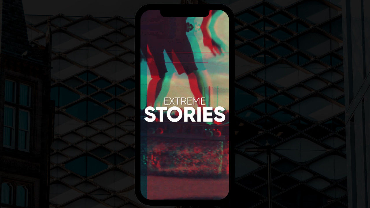 街头酷炫表演视频毛刺效果转场素材库精选pr模板