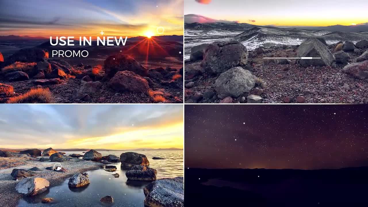 简洁的电影开场视频动画素材库精选pr模板