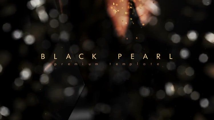 黑珍珠闪烁图片展示素材库精选AE模板