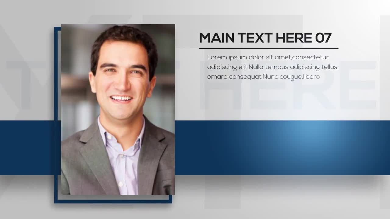 干净而优雅的企业宣传介绍素材库精选AE模板