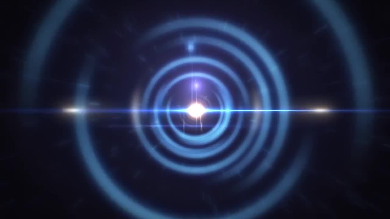 震撼的渐强光线视觉冲击logo演绎片头动画素材库精选AE模板