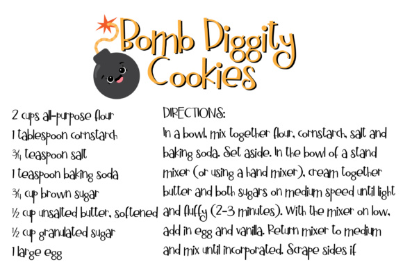 Bomb Diggity Font插图3