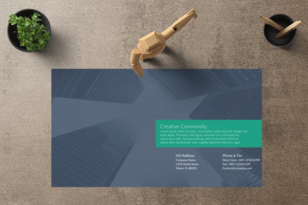 清新简约设计风格企业团队/工作室合伙人介绍PPT模板 REBEL Powerpoint Template插图(2)