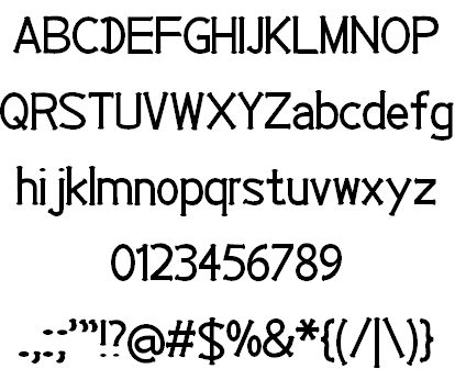 EP Roundie font插图2