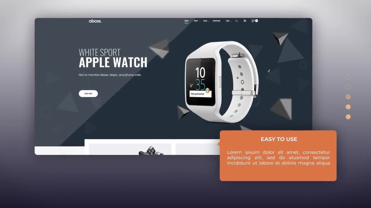 干净且富有创意的网站促销宣传素材库精选AE模板