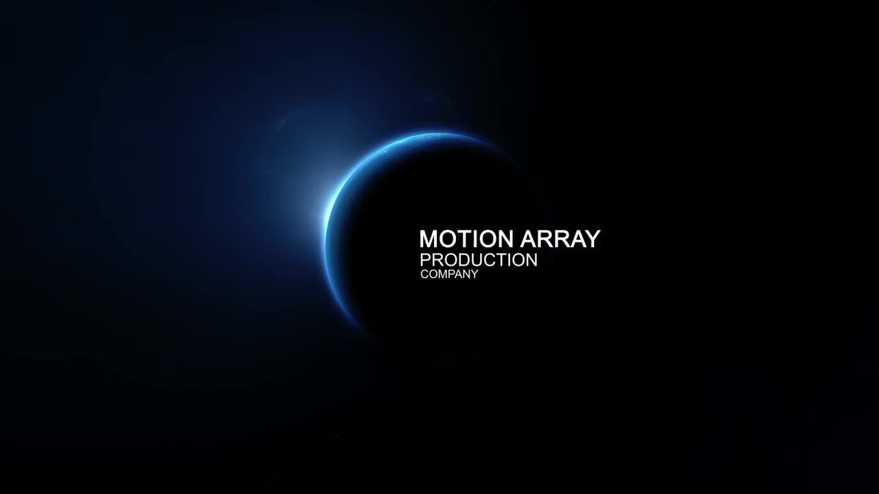 3d暗黑空间动态logo展示素材库精选AE模板