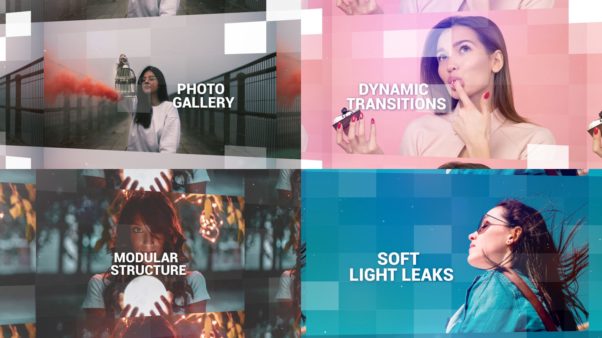 现代炫酷图片库素材库精选AE模板