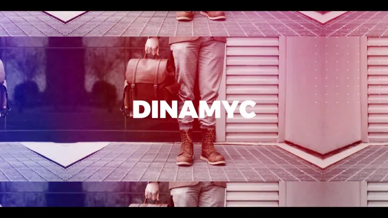 抽象设计和滑动平铺图像过渡Pr模板