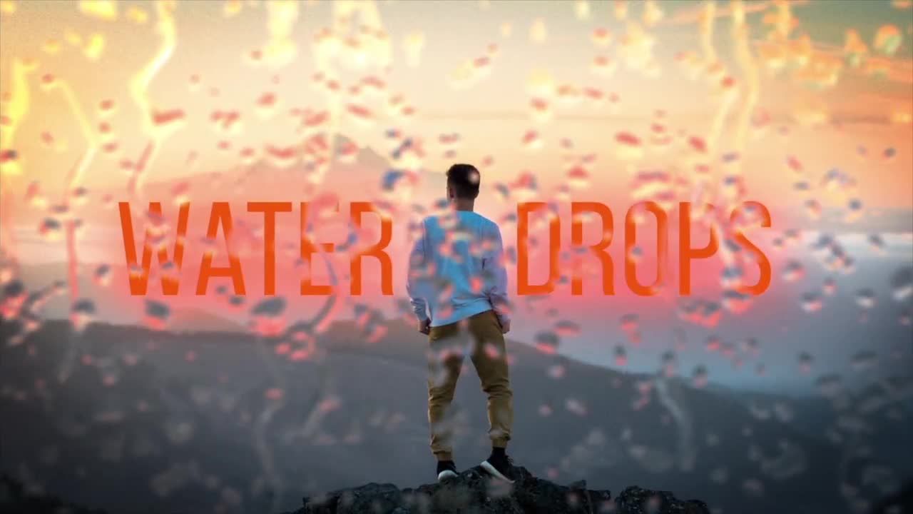 创建酷炫的动态雨滴素材库精选AE模板