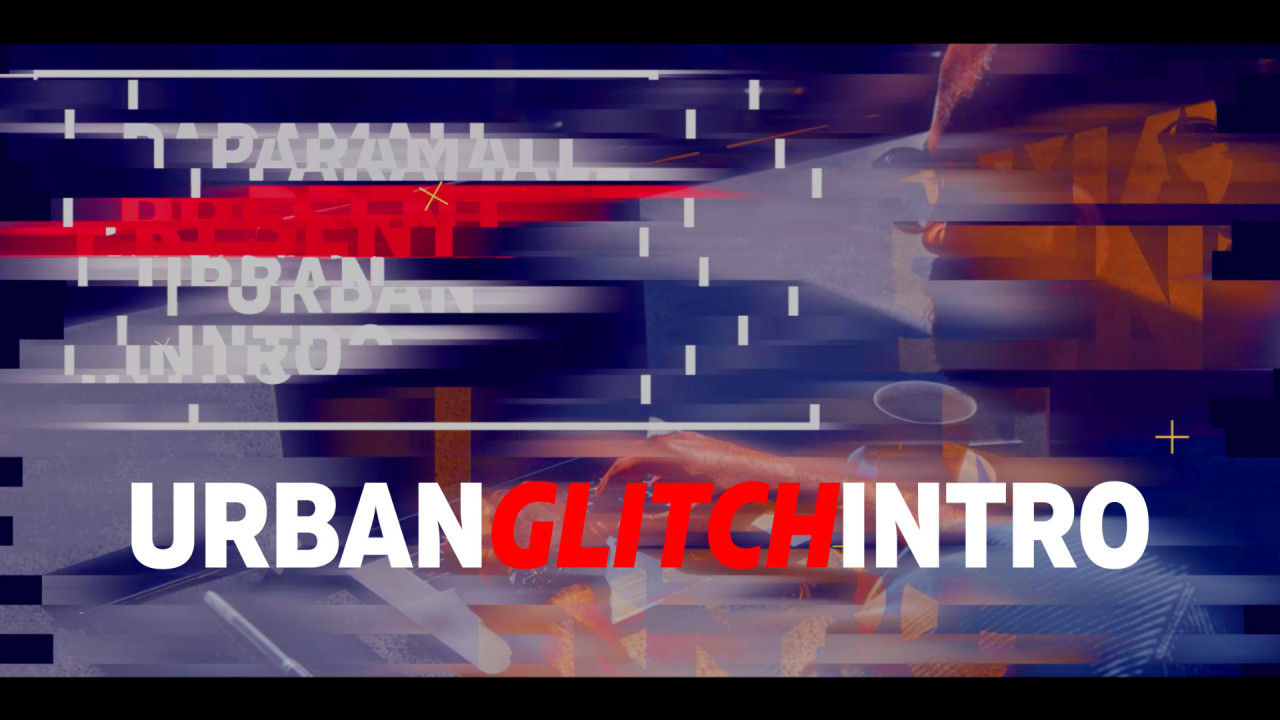 原始故障风格素材库精选pr模板