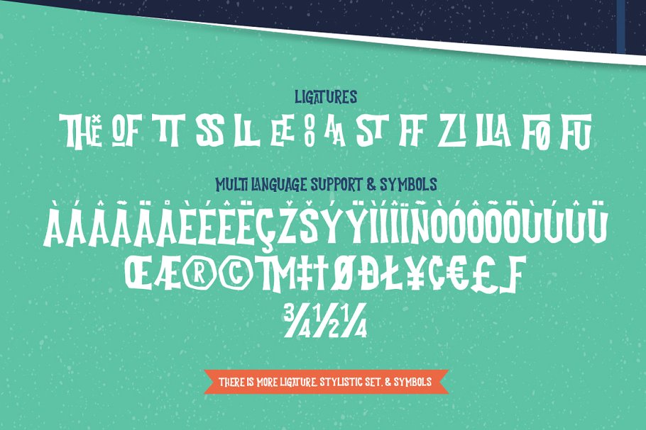 Cutlass Typeface + Bonus Font插图2