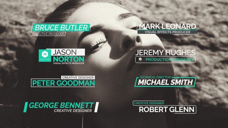 8个文本动画通用的素材库精选AE模板