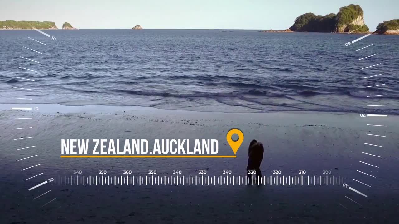 简约的明亮动态旅行幻灯片素材库精选pr模板