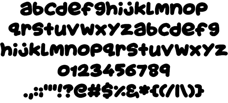 Juicy Fruity font插图3 Juicy Fruity font插图3