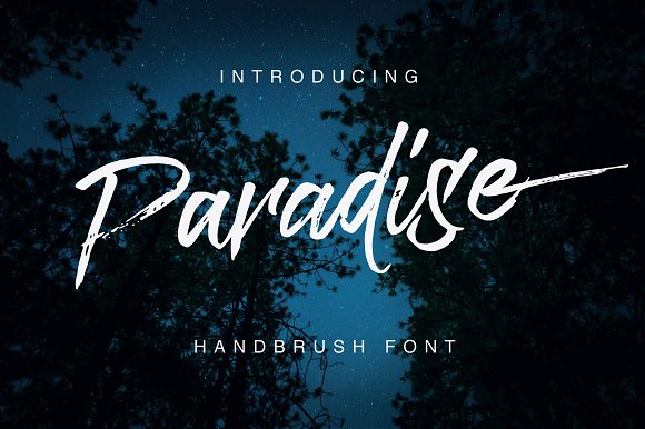 Paradise Typeface Font素材之家精选英文字体