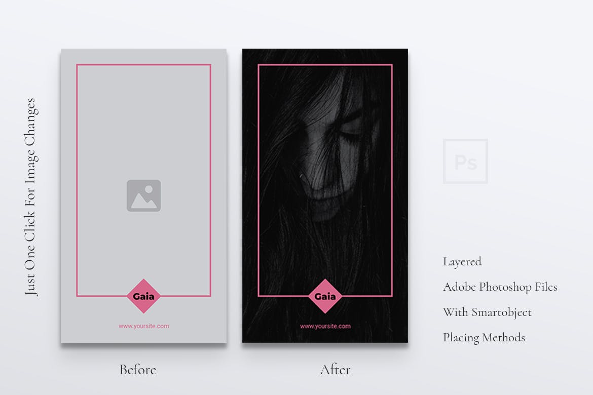 时装秀/时尚品牌推广Instagram社交素材包 GAIA Fashion Store Instagram Stories插图(3)
