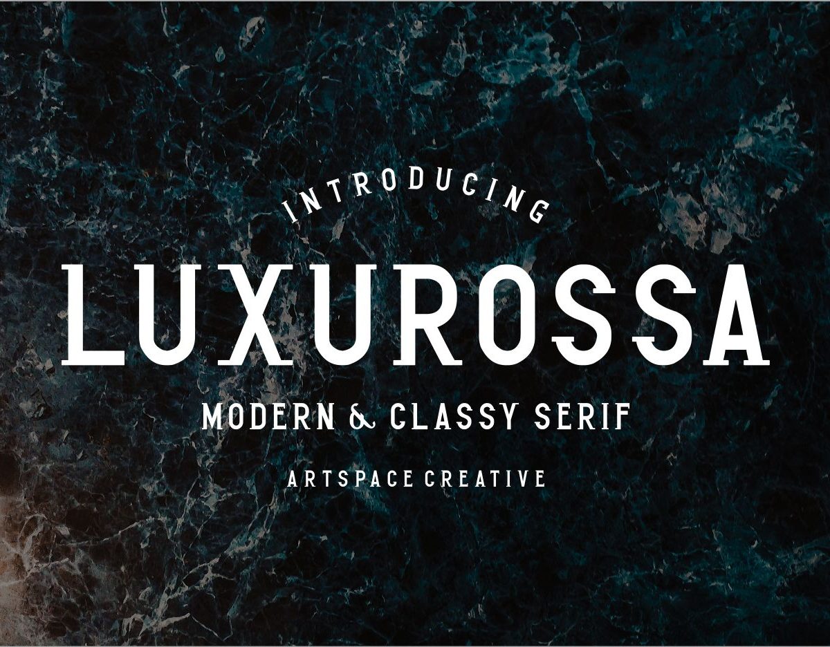 LUXUROSSA MODERN Font素材之家精选英文字体