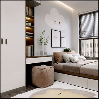 2019现代卧室室内场景素材之家精选3D模型