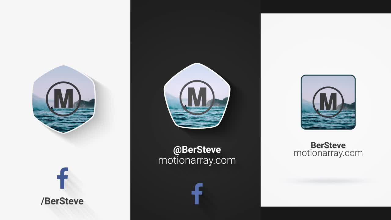 社交媒体宣传图片logo开场素材库精选AE模板