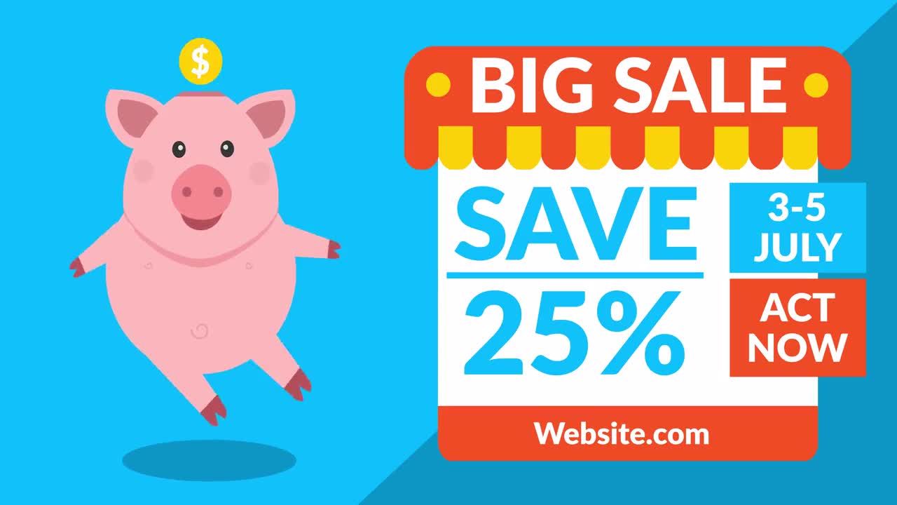 社交媒体发布促销素材库精选AE模板