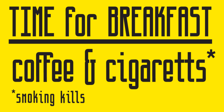 DLG Monospace Font插图2