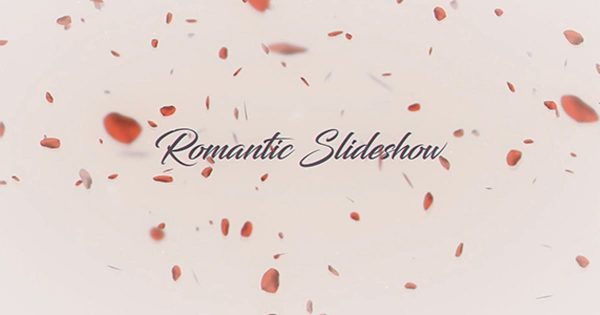 浪漫主题幻灯片视频素材库精选AE模板 Romantic Slideshow