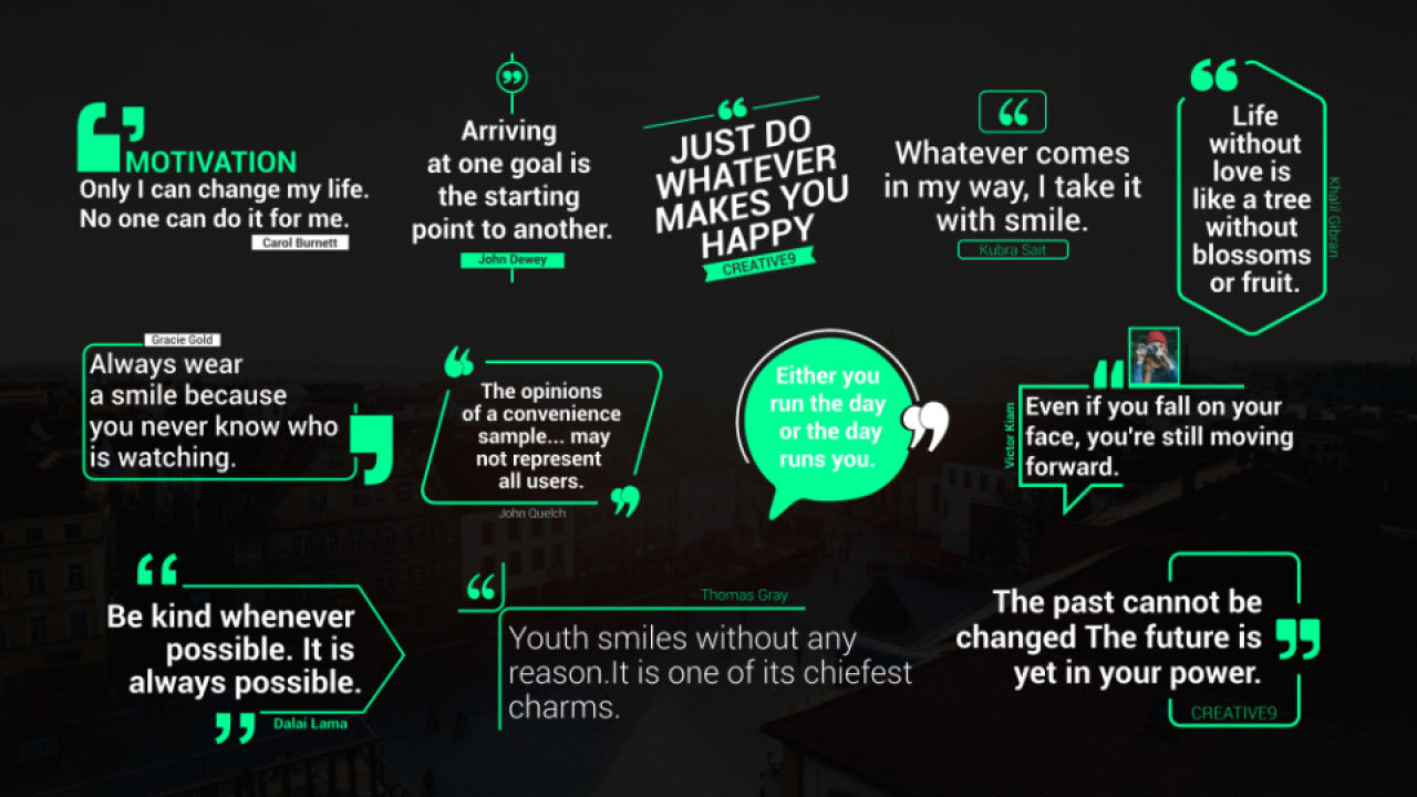 12个专业设计和动态动画的全屏标题动画素材库精选AE模板