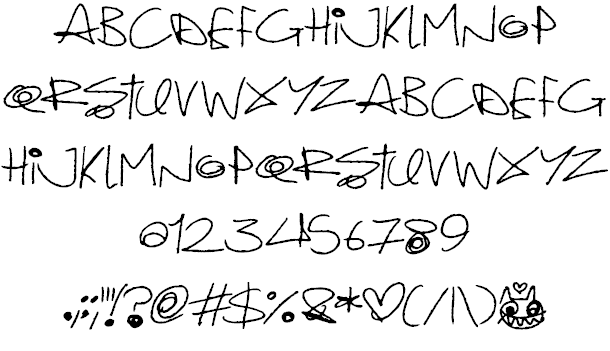 Quirky Cat font插图1