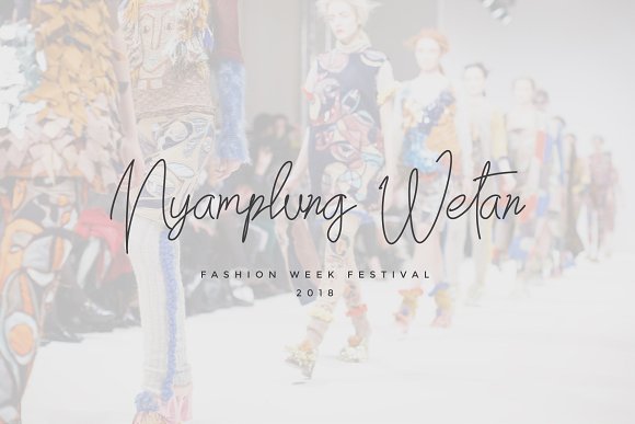 Brecelets Signature Font插图3