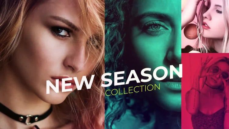 时装促销多彩且富有创意的素材库精选AE模板