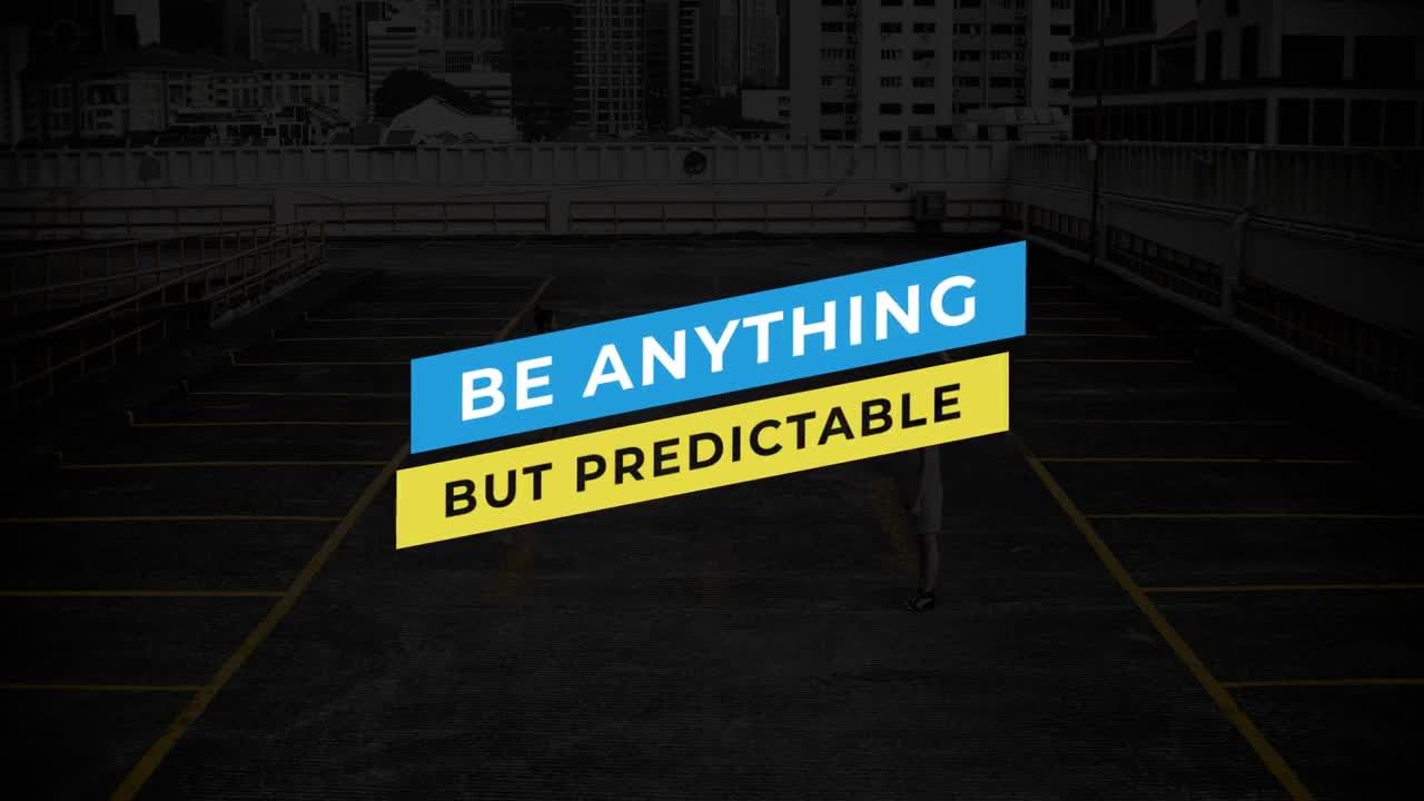 清新流畅独特全屏标题动画素材库精选AE模板