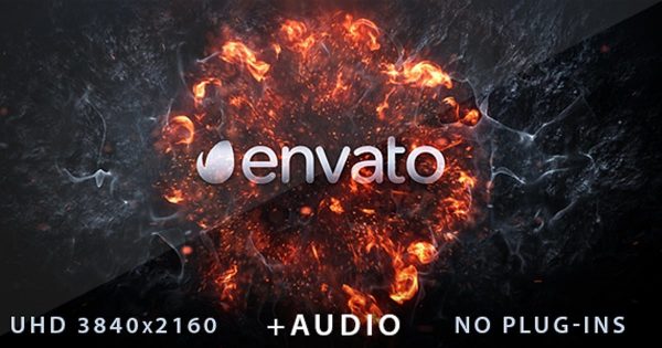 爆炸特效Logo动态演示素材库精选AE模板 Explosion Logo Reveal