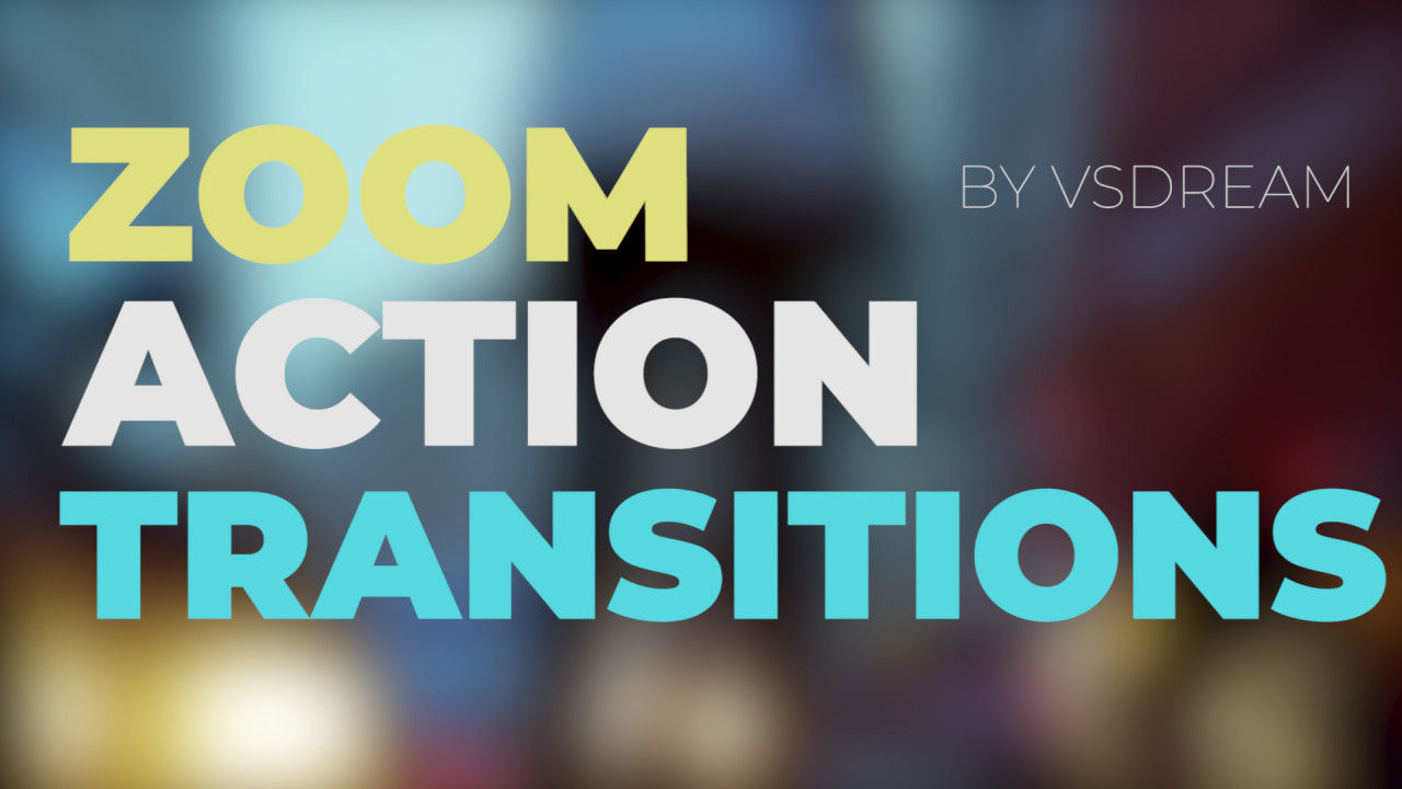 15个动态缩放动作转换素材库精选pr模板