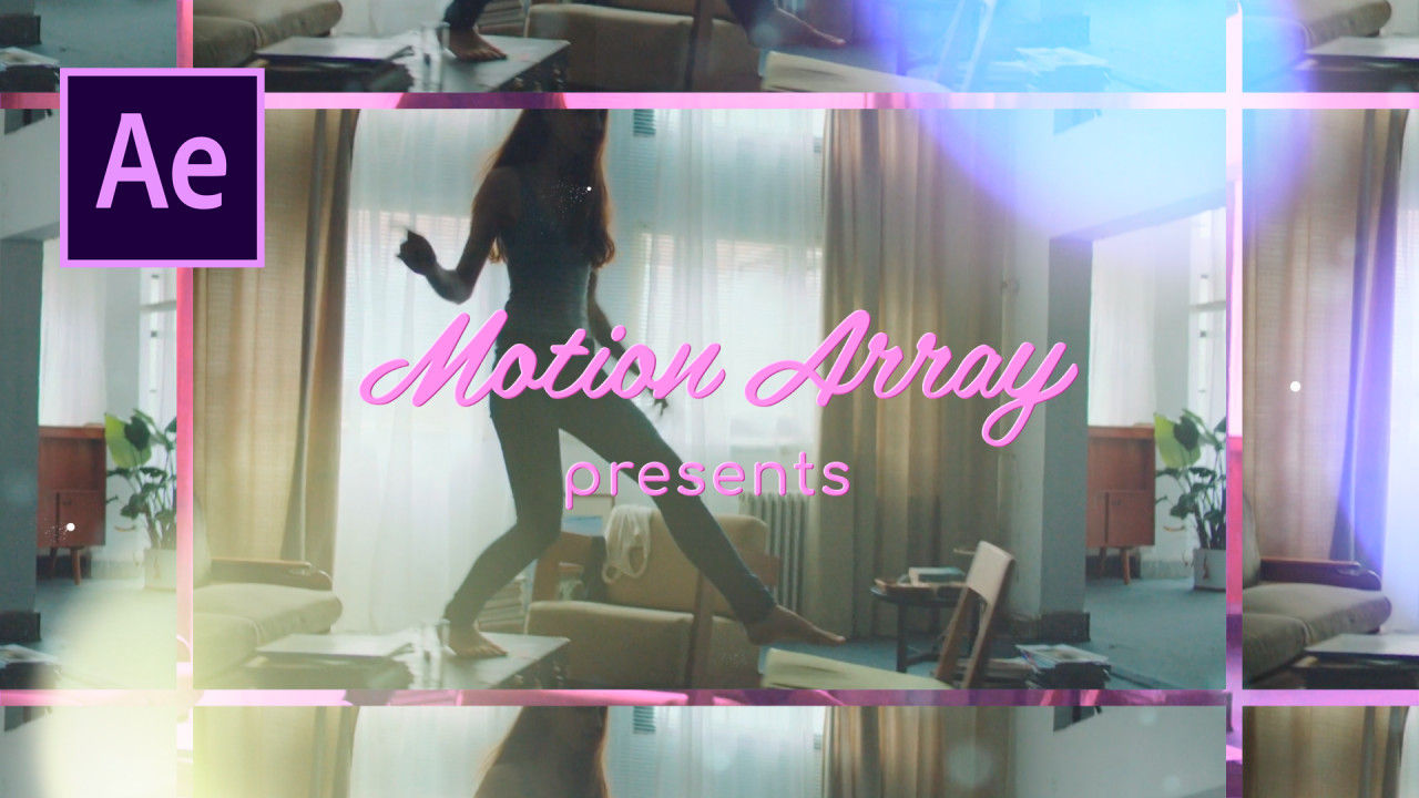 短开灯时尚动画幻灯片广告素材库精选AE模板