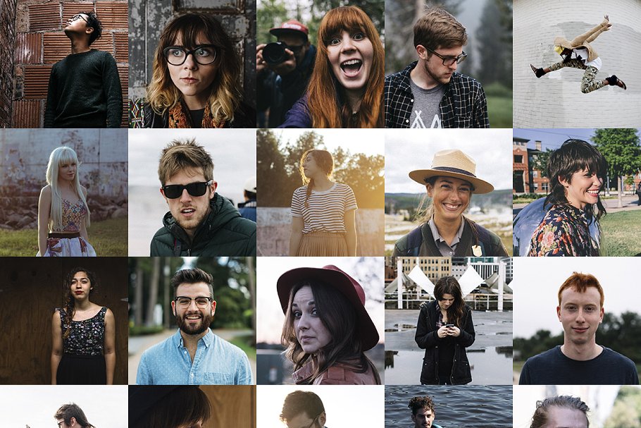 个人头像高清照片素材 The Profile Collection插图(1)