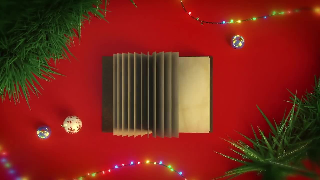 圣诞开场动画PR模板