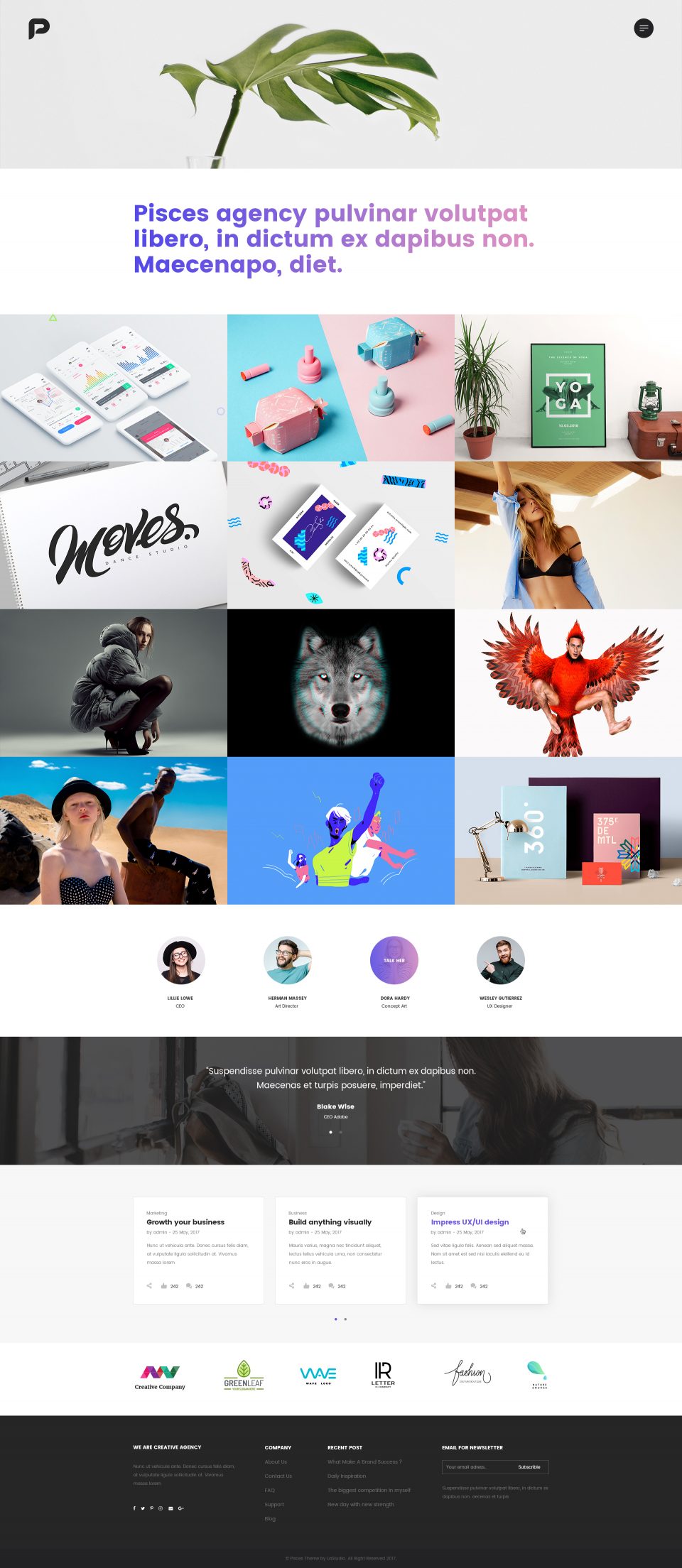 高质量网站全套 PSD 模板素材库精选 Pisces-Multi Concept PSD Template插图(44)