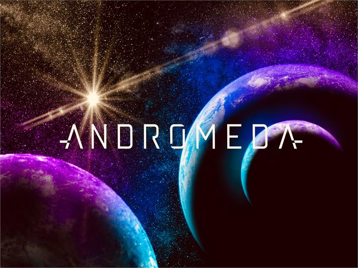 andromeda font插图